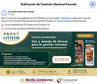 drones gestión forestal